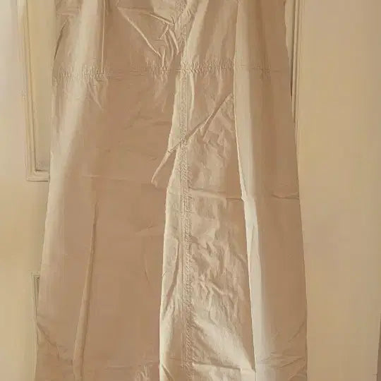 [BUNJANG] Beige Long One-Piece Jacket / 베이지 롱 원피스자켓