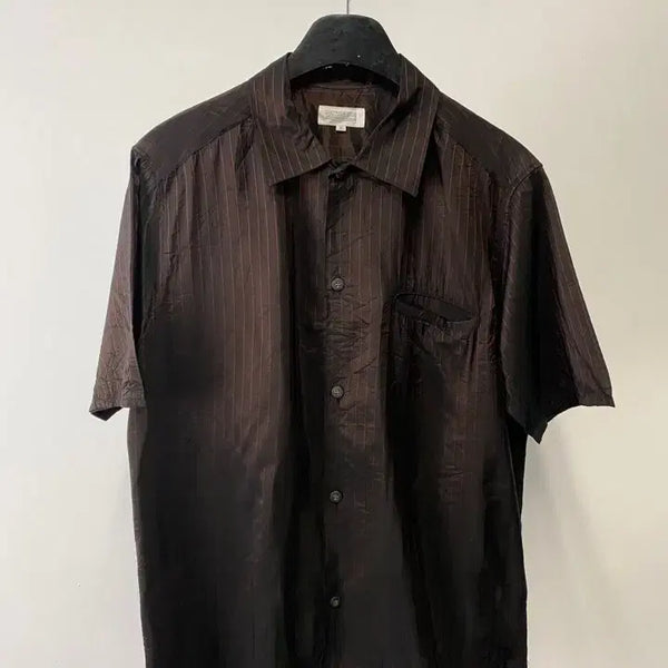 [BUNJANG] Vintage Patrick Cox Metallic Stripe Shirt / 빈티지 PATRICK COX 메탈릭 스트라이프 셔츠