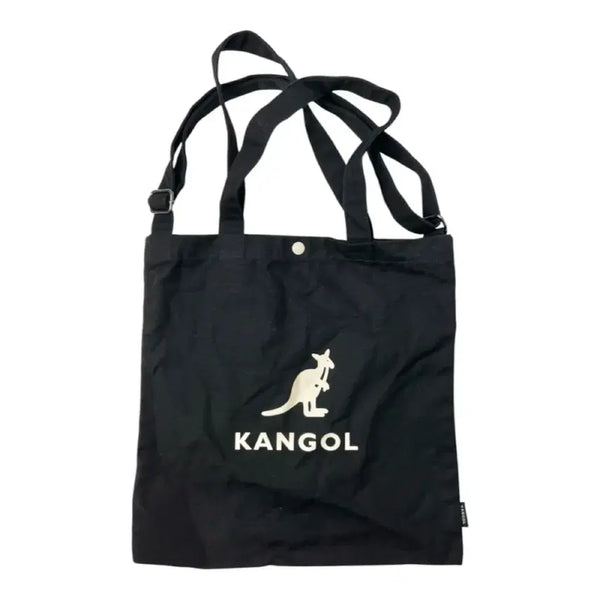 [BUNJANG] Kangol Canvas Eco Bag Tote Bag Black / 캉골 캔버스 에코백 토트백 블랙