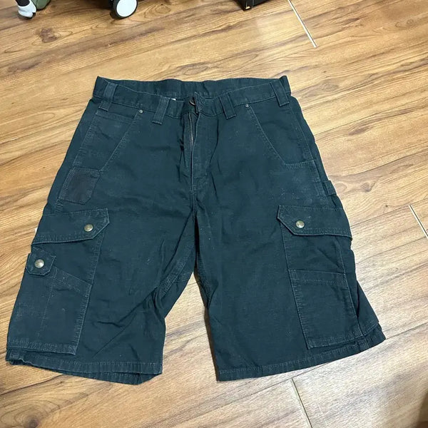 [BUNJANG] Carhartt Cargo Shorts Black Size 31 / 칼하트 카고 반바지 31정도