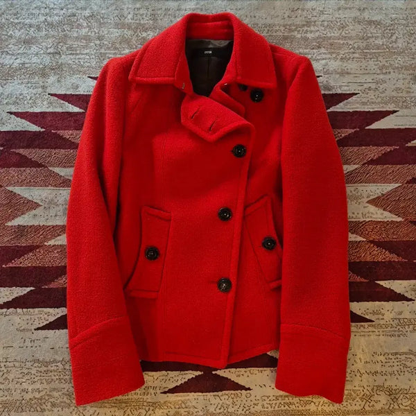 [BUNJANG] System Women's Wool Short Jacket / 한섬 시스템 여성 모직 숏 자켓 82-94-160