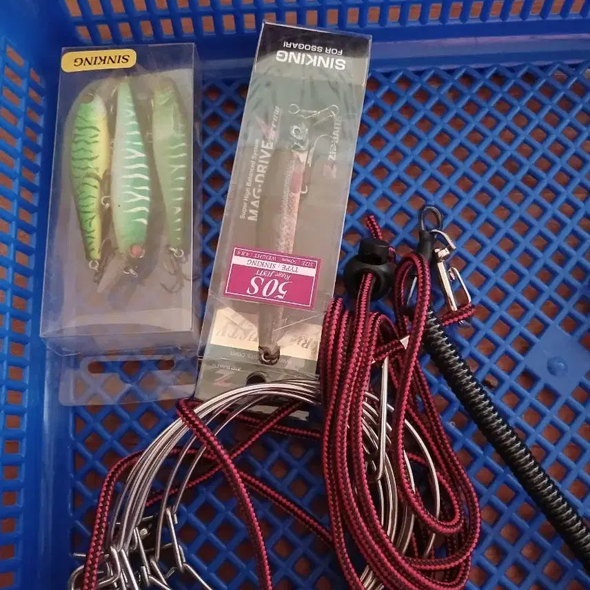 [BUNJANG] Minnow Lure and String Set / 미노우.  꿰미