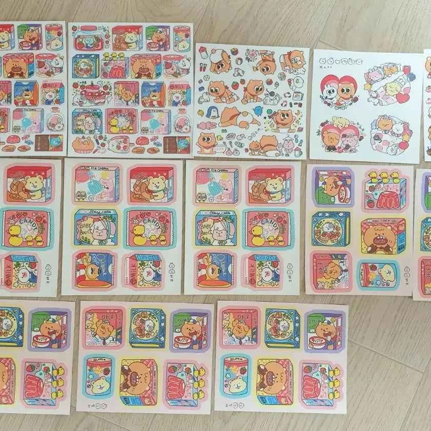 [BUNJANG] Ddocha Die-cut Stickers & Peel-off Stickers Bundle / 또자님  인스