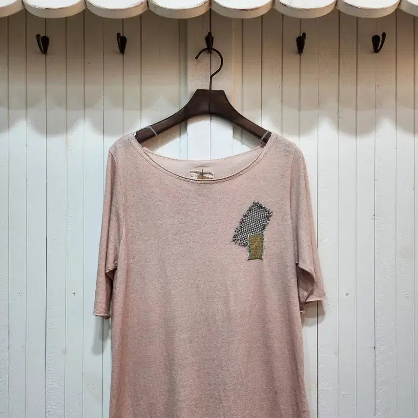 [BUNJANG] 15basis Patchwork Cotton T-Shirt / [아킴마켓]15basis 패치워크 코튼티
