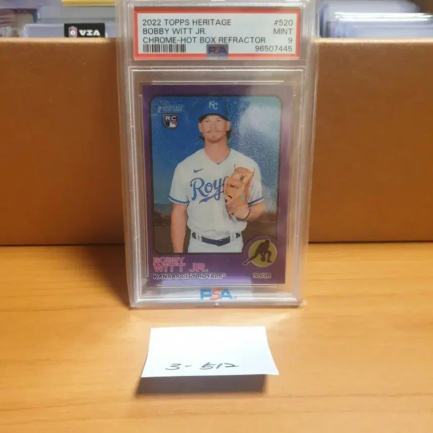 [BUNJANG] Topps Heritage Bobby Witt Jr. Baseball Card / 탑스 헤리티지 바비윗 주니어 야구카드