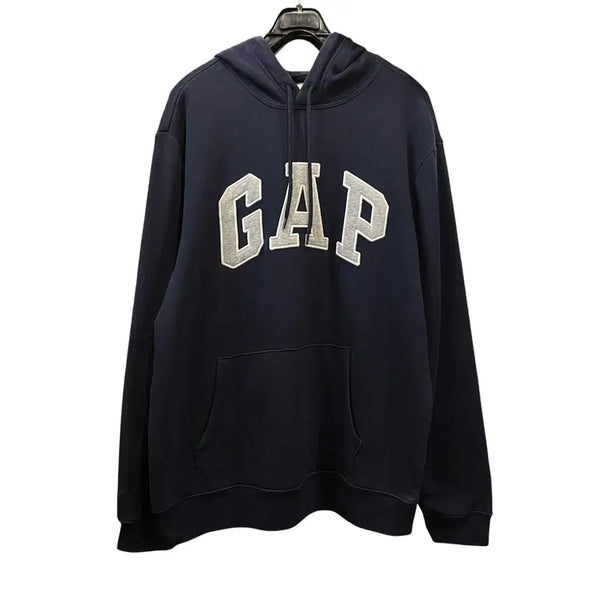 [BUNJANG] Gap Navy Big Logo Hoodie / 갭 네이비 빅로고 후드티