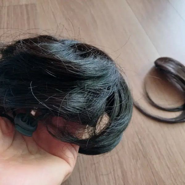 [BUNJANG] Partial Wig for Updo & Sideburns / 새제품)) 부분 가발( 애교 & 똥 올림 머리 )
