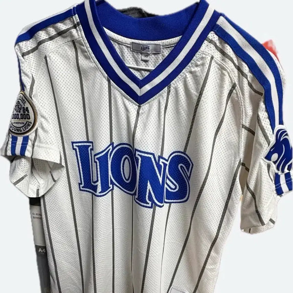 [BUNJANG] Samsung Lions 1 Million Spectators Commemorative Unmarked Jersey Size 90 / 삼성 라이온즈 백만관중 기념 유니폼 무마킹