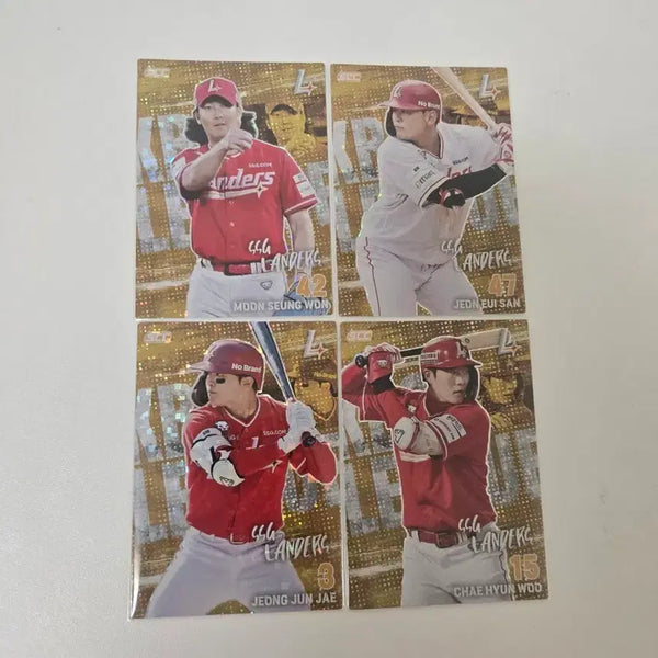 [BUNJANG] KBO Plus SSG Landers Holo Parallel Set (Jeong Jun-jae, Moon Seung-won, etc.) / KBO플러스 카드 SSG랜더스 홀로패러렐 정준재 문승원 등