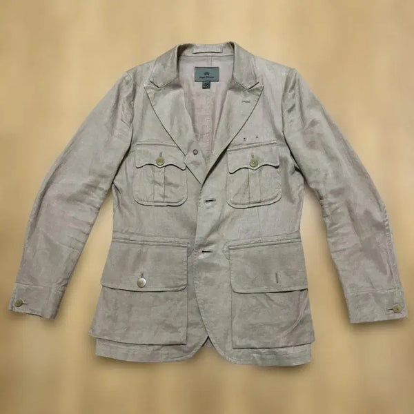 [BUNJANG] Nigel Cabourn Linen Safari Jacket / [48] 나이젤카본 린넨 사파리 자켓