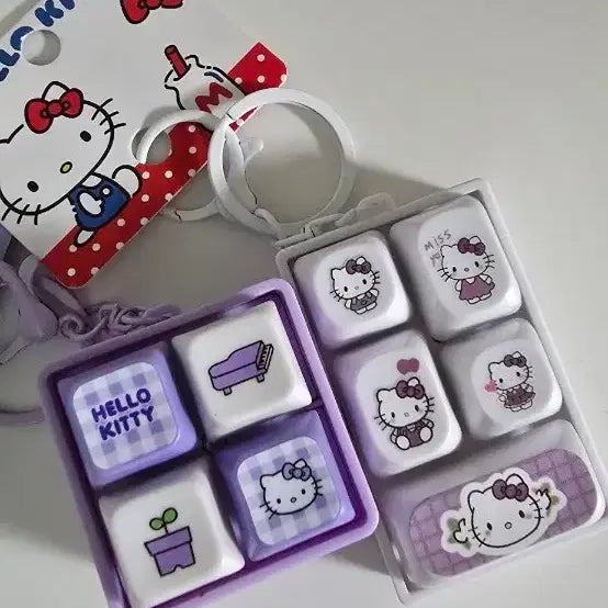 [BUNJANG] Hello Kitty Keycap Set / 헬로키티 키캡 세트