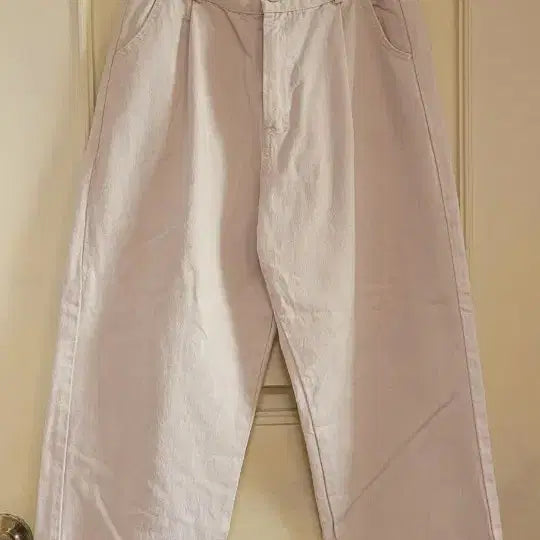 [BUNJANG] Ivory Cotton Banding Pants / 아이보리 밴딩 팬츠