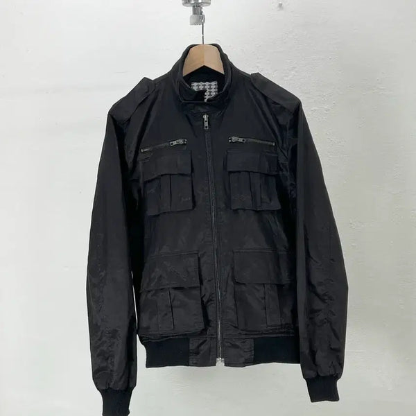 [BUNJANG] Takeo Kikuchi Black Military Multi-Pocket Jacket / 타케오 키구치 블랙 밀리터리 멀티 포켓 자켓