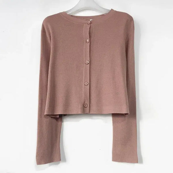 [BUNJANG] SJSJ Cropped Knit Cardigan / SJSJ 크롭 니트 가디건