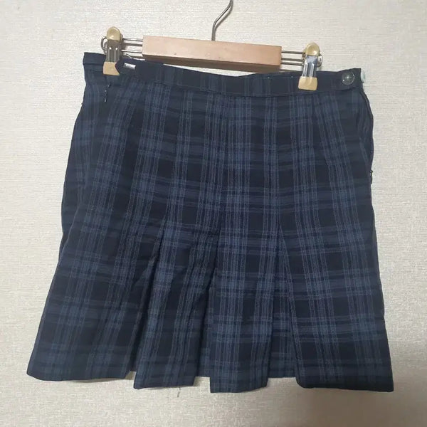 [BUNJANG] Smart Check School Uniform Skirt Size 65 / 스마트 체크교복치마 65사이즈 판매해요 짧치