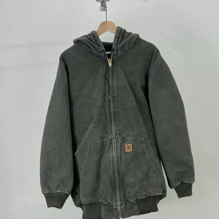 [BUNJANG] Carhartt Vintage Moss Green Active Work Jacket / 칼하트 빈티지 모스 그린 액티브 워크 자켓