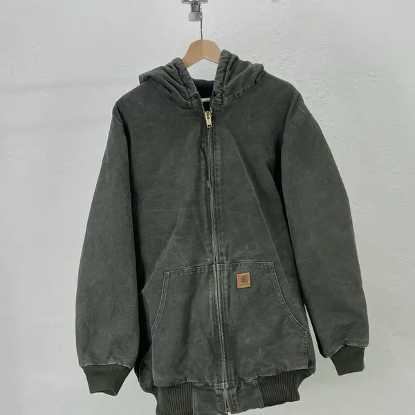 [BUNJANG] Carhartt Vintage Moss Green Active Work Jacket / 칼하트 빈티지 모스 그린 액티브 워크 자켓