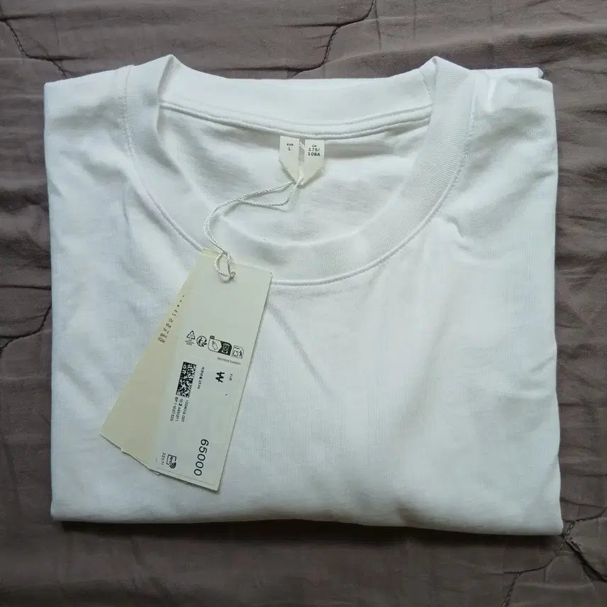 [BUNJANG] ARKET Long Sleeve T-Shirt White L Size / [새상품/L size] 아르켓 롱 슬리브 티셔츠 화이트 긴팔