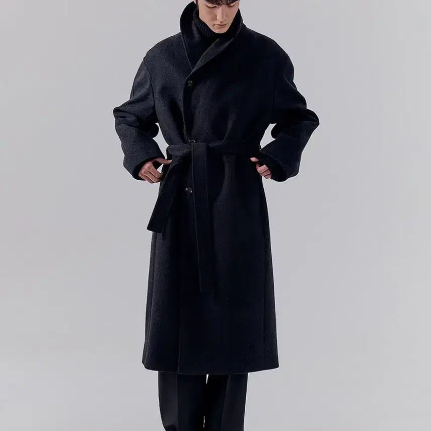 [BUNJANG] Dunst Unisex Cashmere Blend Coat / (L) 던스트 유니섹스 캐시미어 코트