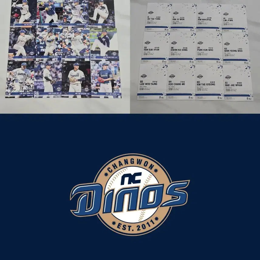 [BUNJANG] KBO Baseball Cards Plus NC Edition Complete Set (Includes Gu Chang-mo, Park Kun-woo, Kim Ju-won, Shin Young-woo, etc.) / [풀세트] KBO카드 플러스 NC 베이스 노멀 전체 (구창모 박건우 김주원 신영우 등)
