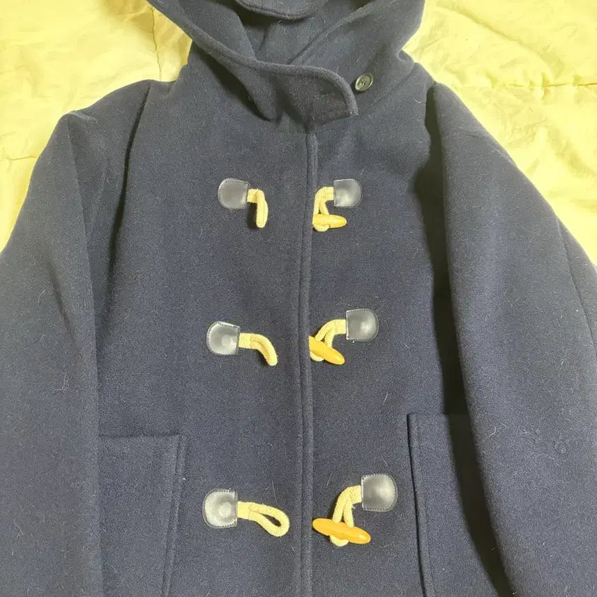 [BUNJANG] Navy Toggle Duffle Coat with Hood / 떡볶이 코트 팔아요