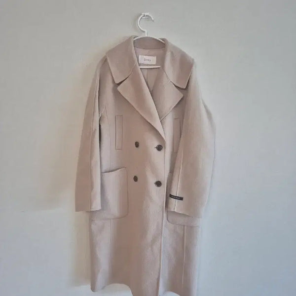 [BUNJANG] SOUP Handmade Wool Blend Double-Button Coat / SOUP 코트