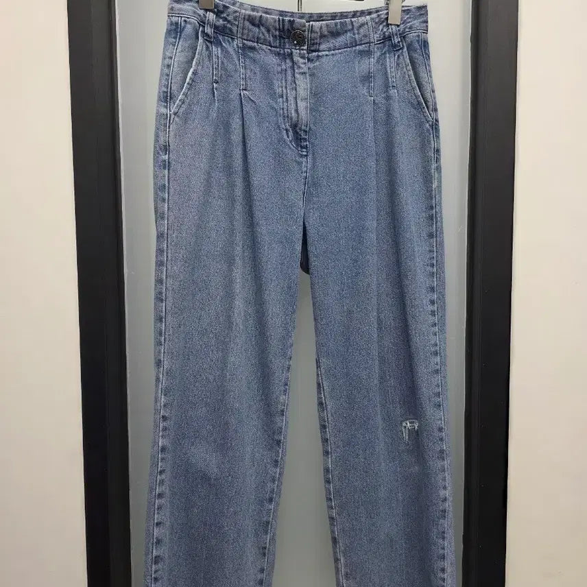 [BUNJANG] Lenibon Two-Tuck Wide Denim Pants Size 28 / 레니본 투턱 와이드데님팬츠 28