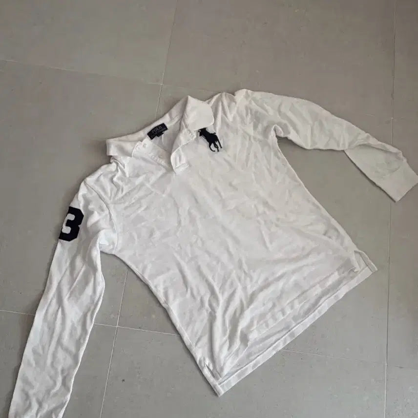 [BUNJANG] Polo Big Pony Round Neck Sweatshirt / 폴로 빅포니