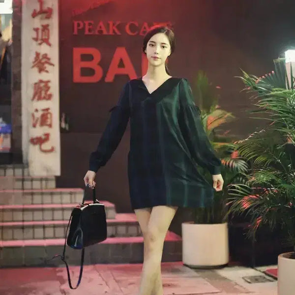 [BUNJANG] Milkcocoa Check Dress / 밀크코코아 체크 원피스