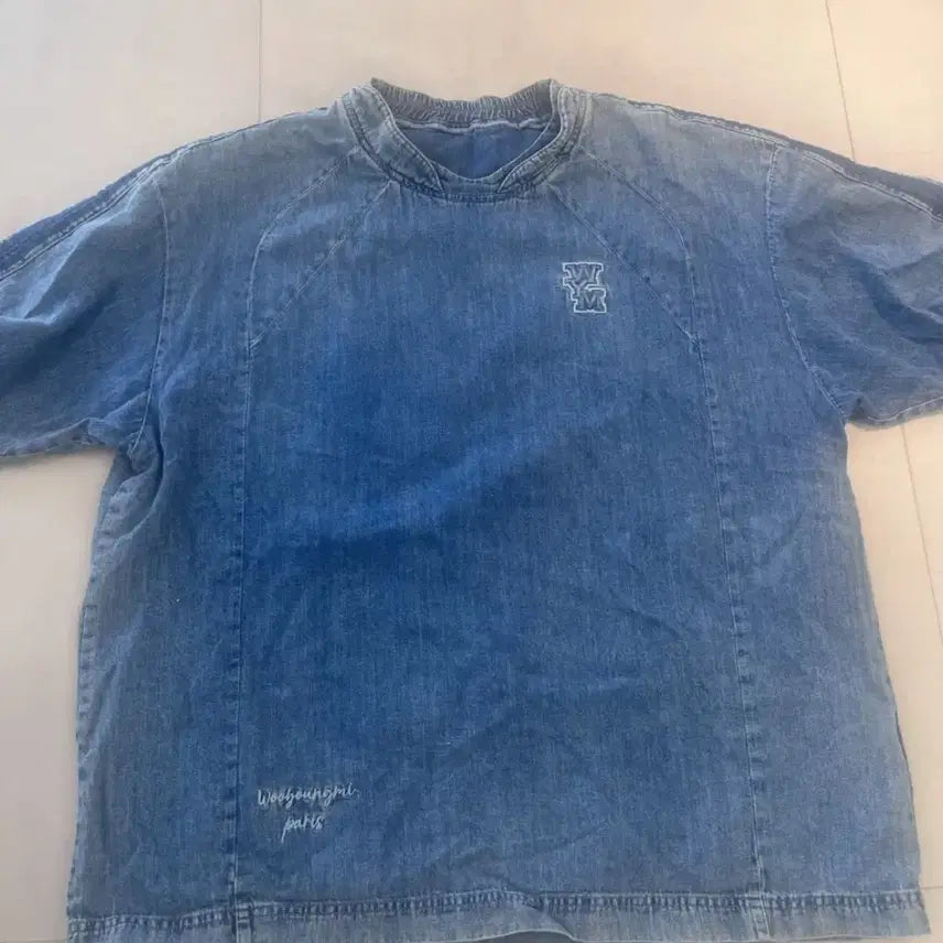 [BUNJANG] Wooyoungmi Denim T-shirt / 우영미 데님 반팔 50