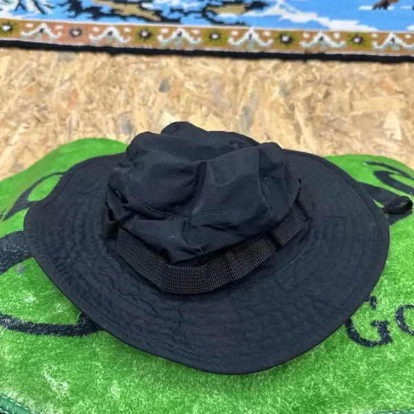 [BUNJANG] Black Bucket Hat / 밀리터리 블랙 벙거지 모자 버킷햇