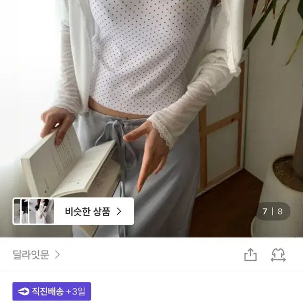 [BUNJANG] Zigzag Ableen Lace Cardigan / 지그재그 에이블리 레이스가디건
