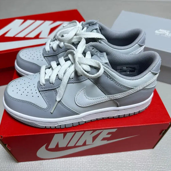 [BUNJANG] Nike Dunk Low Wolf Grey GS Youth (235mm) / (새상품) 나이키 덩크 로우 울프그레이 GS 235