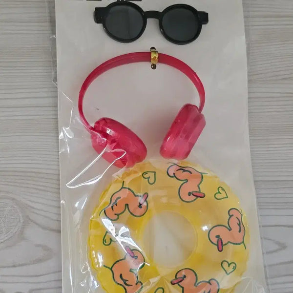 [BUNJANG] Daiso Doll Accessory Summer Vacation Set / 다이소 인형 소품 바캉스 세트