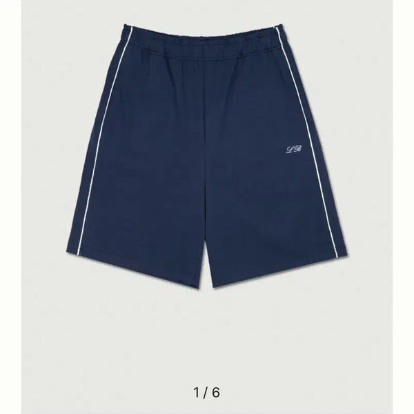[BUNJANG] By MUD Rough Bermud Pants Navy / 바이무드 러프 버뮤드 팬츠 네이비