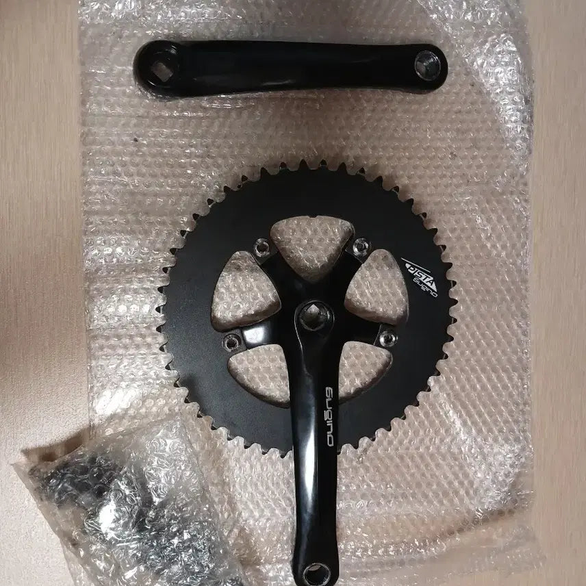 [BUNJANG] Sugino Pista Black Crankset / 스기노 피스타 블랙 크랭크셋 판매