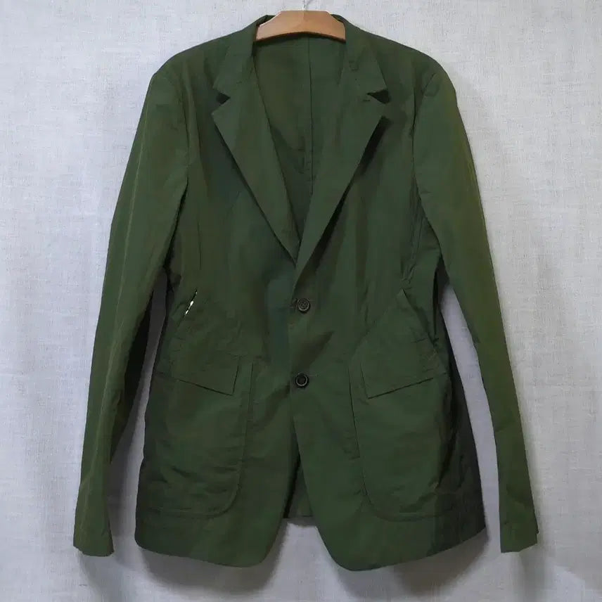 [BUNJANG] TIME HOMME Khaki Blouson Blazer Jacket (Size 100-105) / 타임 옴므 한섬 정품 카키 야상 바람막이 블레이저 자켓 100 105 마이 밀리터리