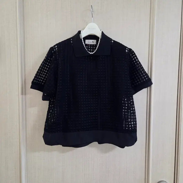 [BUNJANG] Layered Punching Blouse / 고급스런 레이어드 펀칭 블라우스