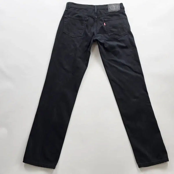 [BUNJANG] Levi's Black Denim Slim Fit Stretch Jeans Size 30 / 리바이스 청바지 흑청 스판 슬림 데님팬츠 사이즈30 R7049