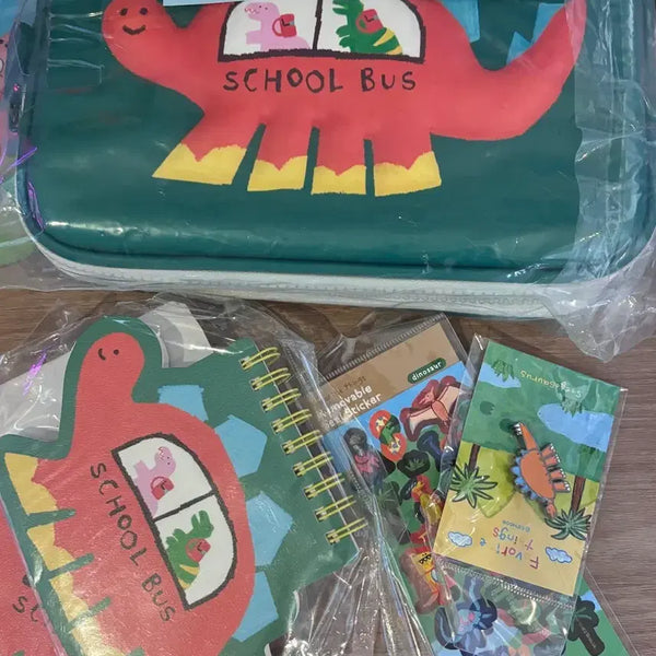 [BUNJANG] Dinosaur School Supplies Set / 공룡 학용품 모음