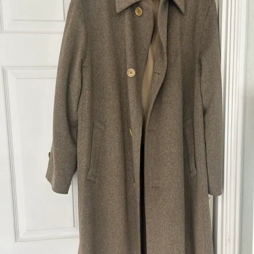[BUNJANG] Vintage Brown Classic Coat / 빈티지 브라운 코트