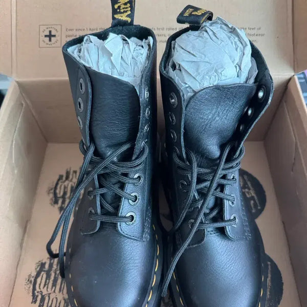 [BUNJANG] Dr. Martens 1460 Pascal Max Black Boots / 닥터마틴 1460 파스칼 맥스 블랙 230