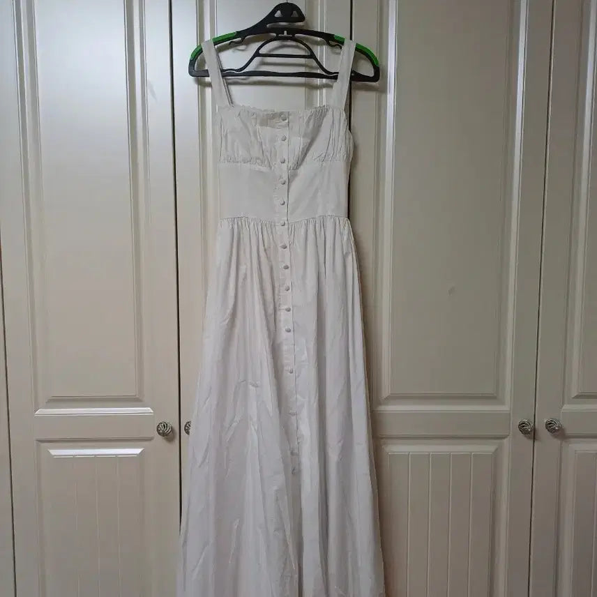 [BUNJANG] White Long Dress (Size 44-55) / 흰색 롱드레스 새상품 (44-55)