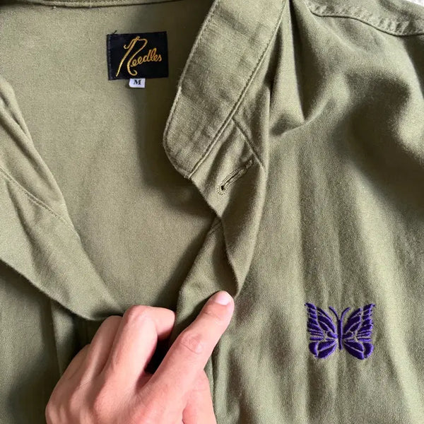 [BUNJANG] Needles Army Shirt / 니들스 아미셔츠