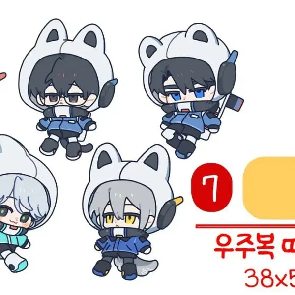 [BUNJANG] Papa's Space Suit Ttiboo Seal / 괴담출근 파파님 우주복 띠부씰
