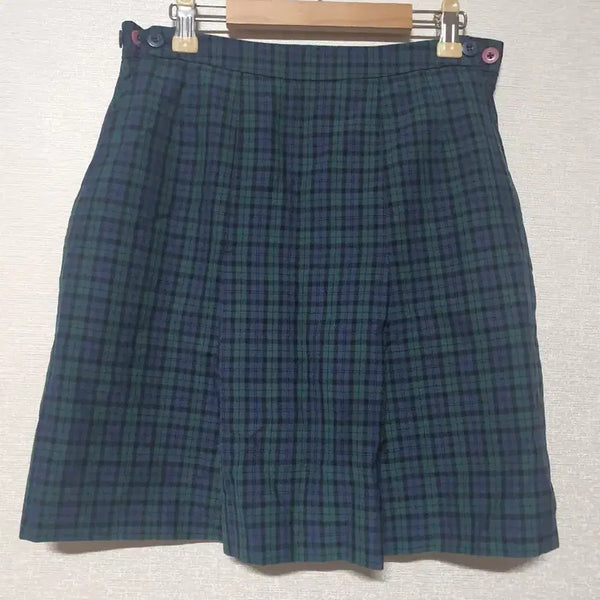 [BUNJANG] Elite Checked School Skirt Size 68 / 엘리트 체크 교복치마 스커트 판매합니다
