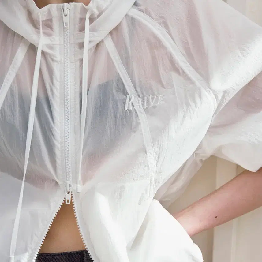 [BUNJANG] RAVE Hooded Windbreaker Jacket (Size M) / 레이브 후드 윈드브레이커 여름 바람막이