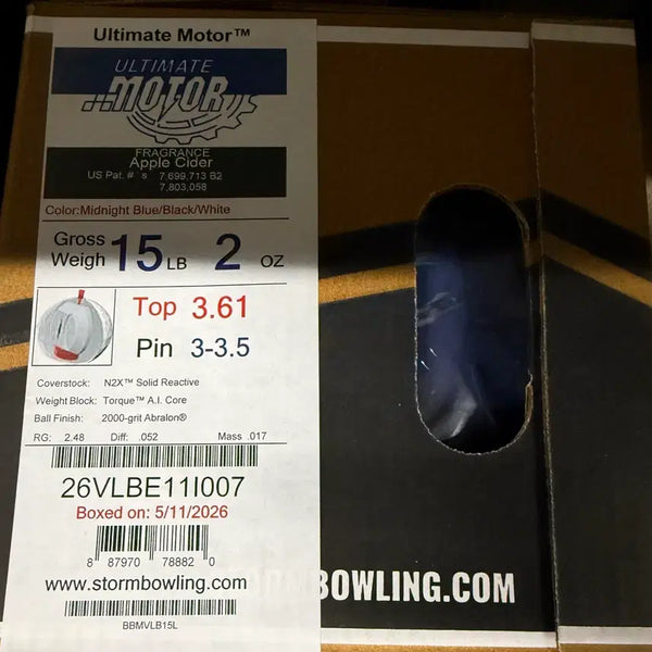[BUNJANG] Storm Ultimate Motor Bowling Ball 15lb / 새볼 15 얼티밋 모터
