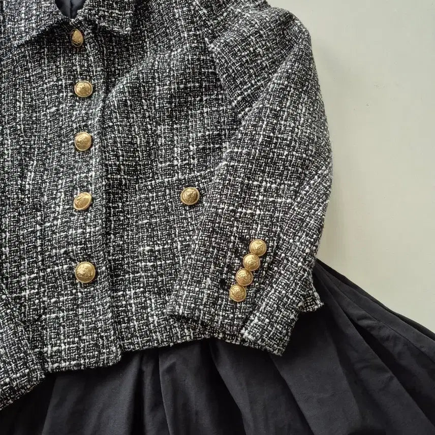 [BUNJANG] Karl Lagerfeld Tweed Jacket / 칼라거펠트 트위드 자켓
