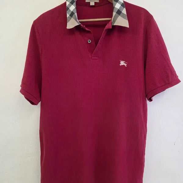 [BUNJANG] Burberry Cotton Polo Shirt - Size L / 버버리 카라티 L